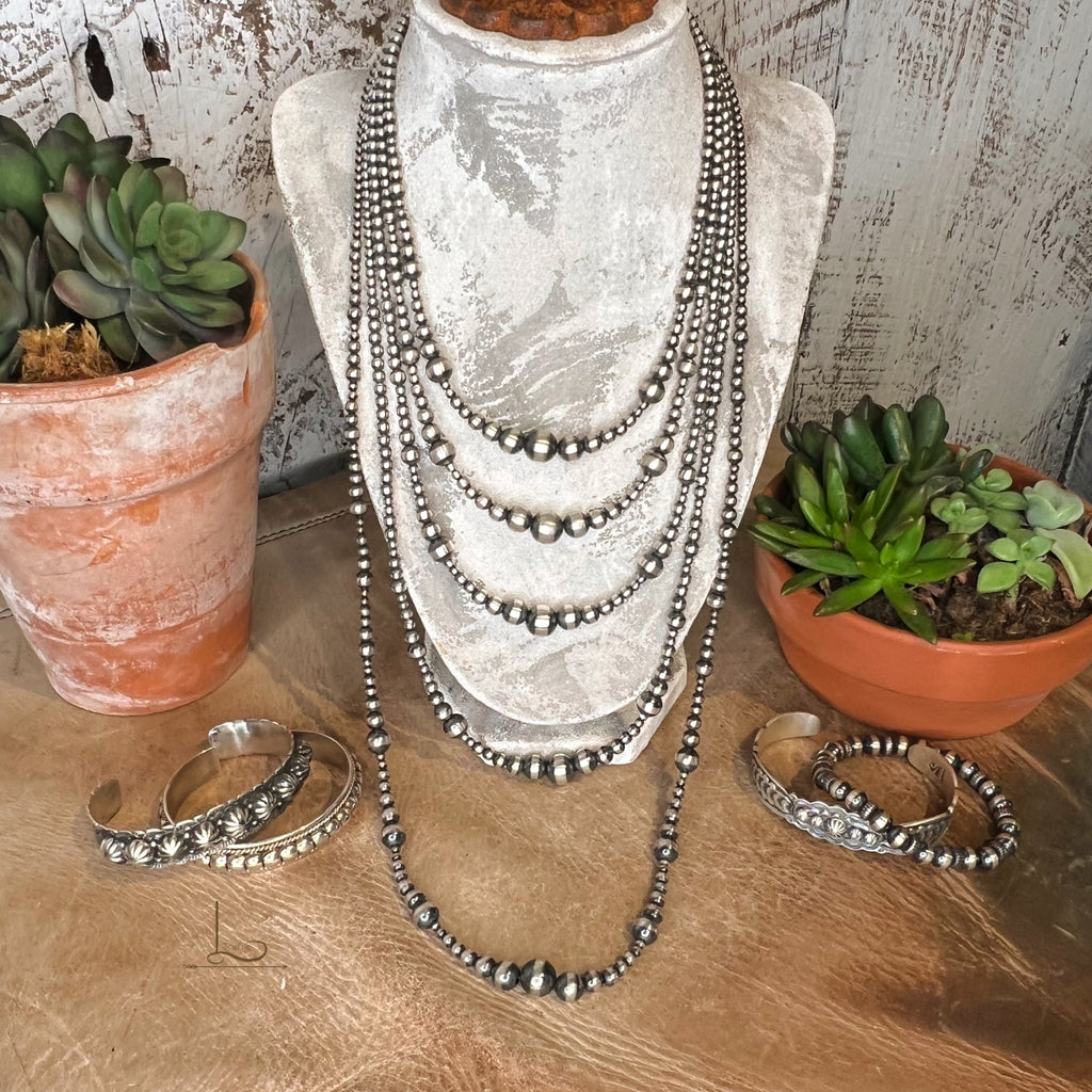 Sterling Silver Mixed Pearls