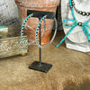 Grande Turquoise Hoops