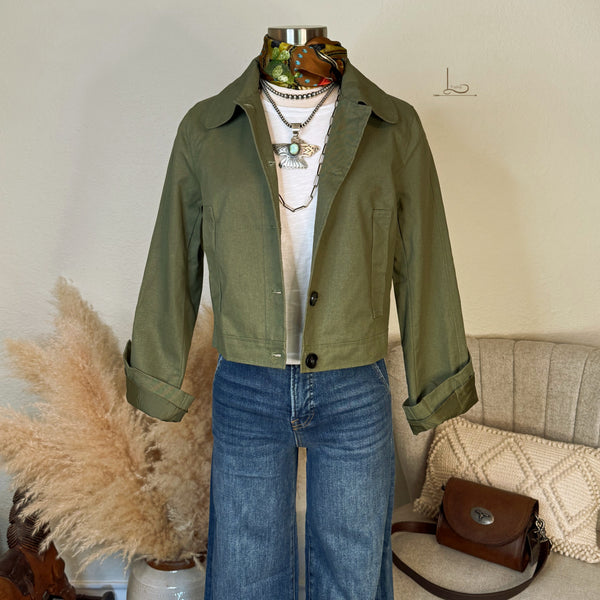 The Brooklyn in Olive~ Jacket