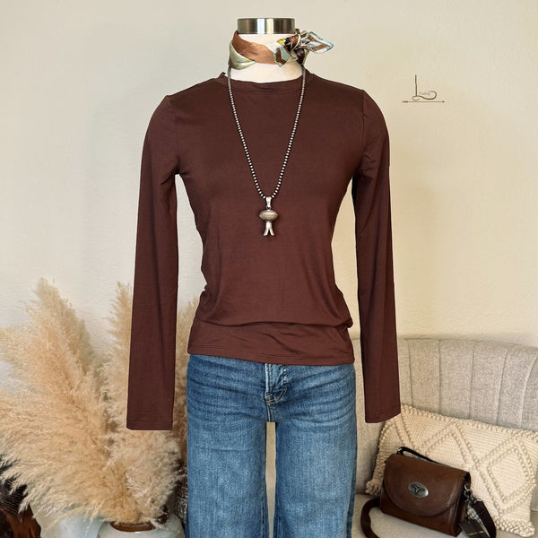 The Brown Fitted Tee