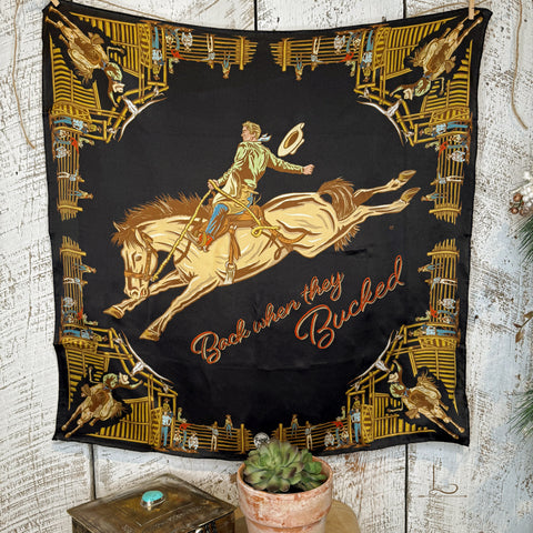 Back When They Bucked Silk Shorty Wild Rag