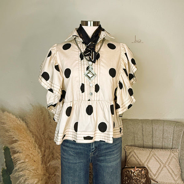 The Camden in Cream & Black