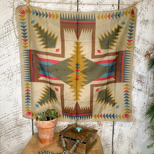 Cross Me - Bandana Wild Rag in Tan