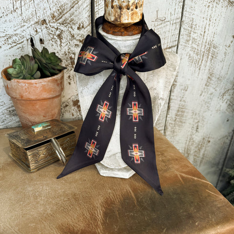 The Cross Me Twilly in Black