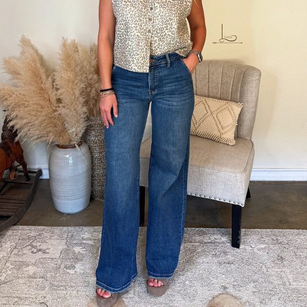 The Harley Wide Leg Jeans w/Tummy Control