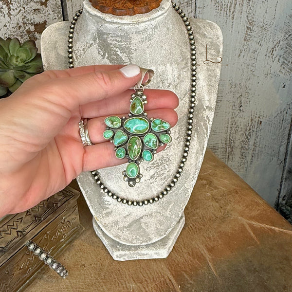 The Lorenzo Sonoran Turquoise Cluster Pendant
