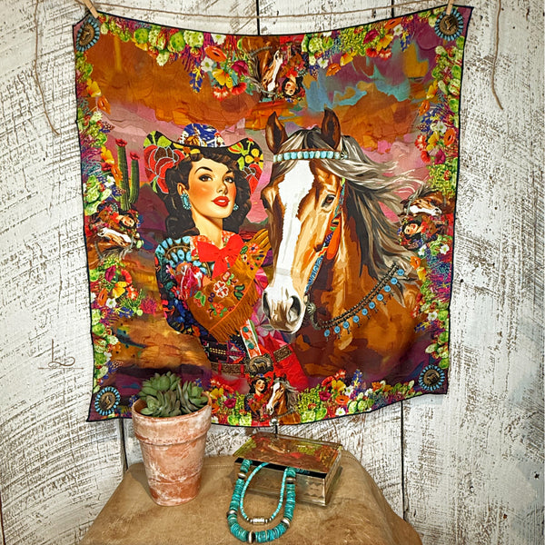 Queen of the Rodeo Silk Shorty Wild Rag