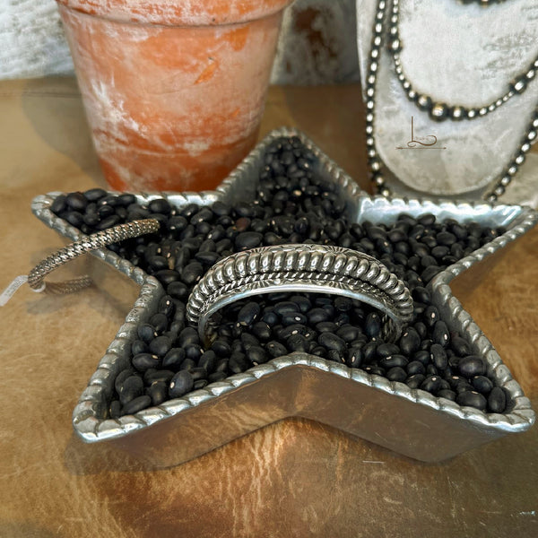 The Sterling Silver Mediano Rope Cuff