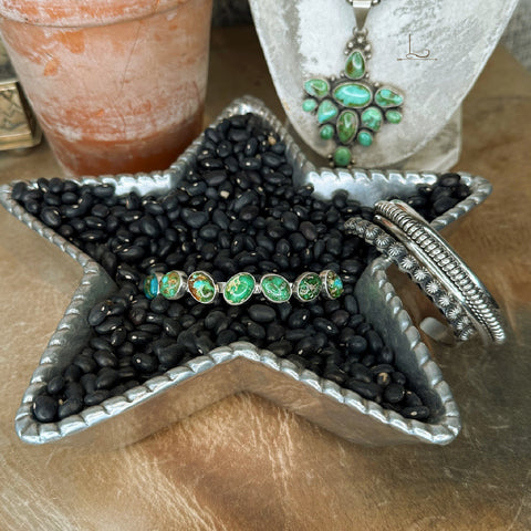 The Sonoran Turquoise Siete Cuff