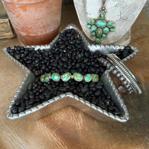 The Sonoran Turquoise Siete Cuff