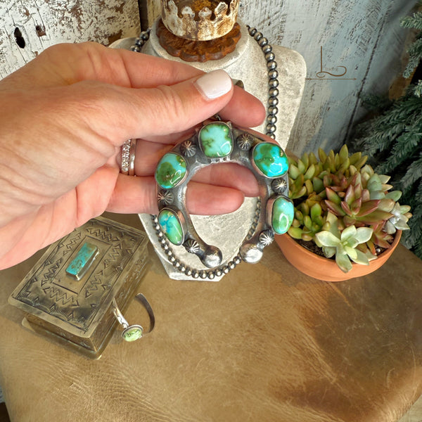 The Sonoran Turquoise Naja Pendant