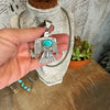 The Sonoran Turquoise Thunderbird Pendant