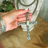 The Grande Cruces Turquoise Cross Pendant
