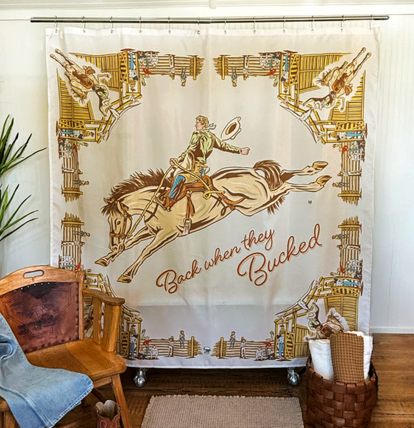 Back When They Bucked ~ Shower in Tan