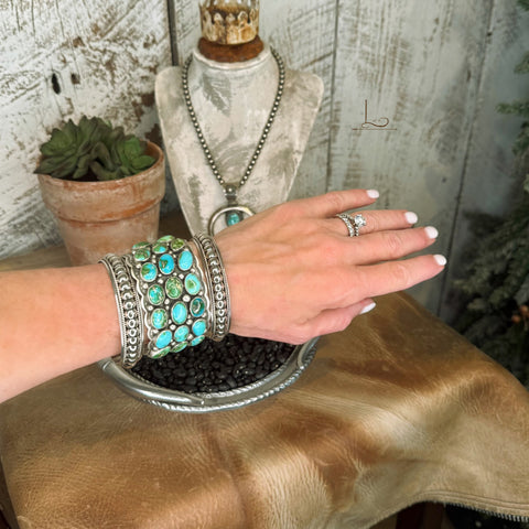 The Cananea Sonoran Turquoise Cuff