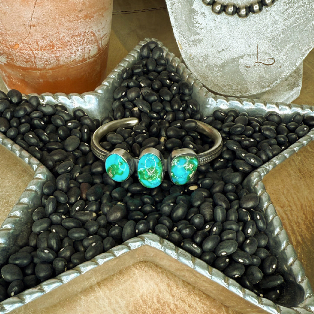 The Tres Sonoran Turquoise Cuff
