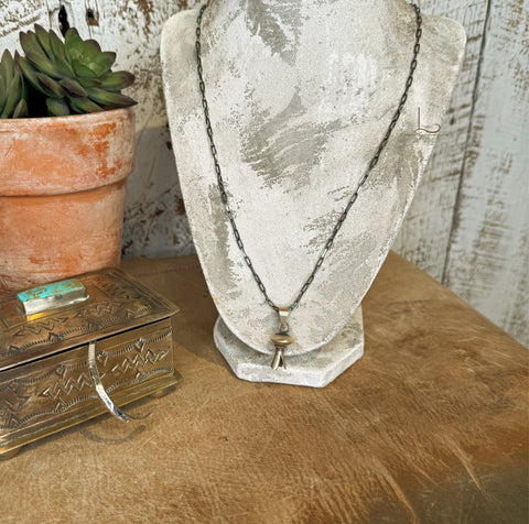 The Sterling Silver Squash Blossom Necklace