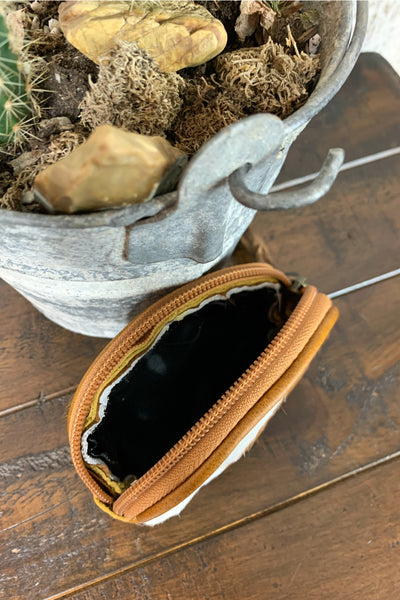 Cowhide and Lv key/coin purse – Country Chic Leathers