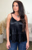 The Black Pleated Cami
