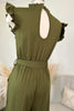 The Anson Jumpsuit in Olive