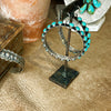 The Grande Kingman Turquoise Hoops