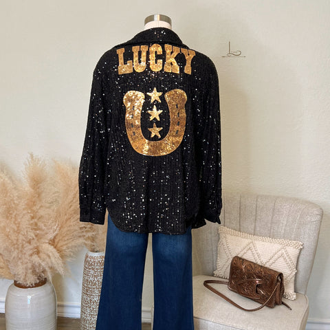 The Lucky Stars Sequin Top