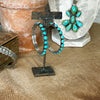 The Grande Kingman Turquoise Hoops