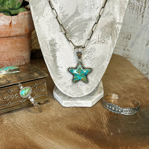 The Royston Turquoise Star Pendant