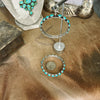 The Grande Kingman Turquoise Hoops