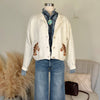 The Equestrian Cardigan in Cream