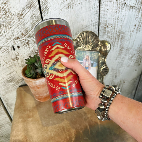 Be A Legend~ Aztec Tumbler