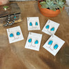 The Cruces Turquoise Studs