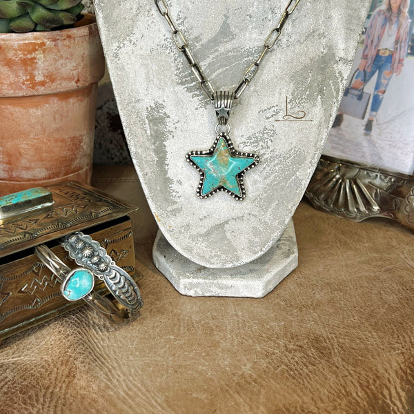 The Royston Turquoise Star Pendant