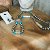 The Bandera Media ~Sterling Silver & Turquoise Jacla Necklace & Earrings