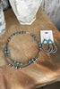 The Dakota Turquoise & Sterling Silver Pearl Necklace & Earrings