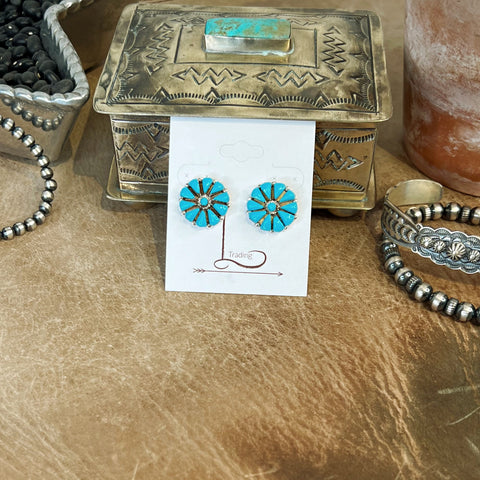 Azul Turquoise Mini Cluster Earrings
