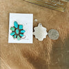 The Carico Turquoise Cluster Earrings