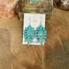 The Azul Turquoise Cluster Earrings