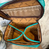 The Custer Train Case in Turquoise