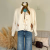 The Equestrian Cardigan in Cream