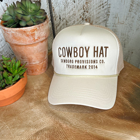 COWBOY HAT in Cream