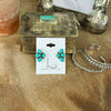 The Pequena Turquoise Cluster Earrings