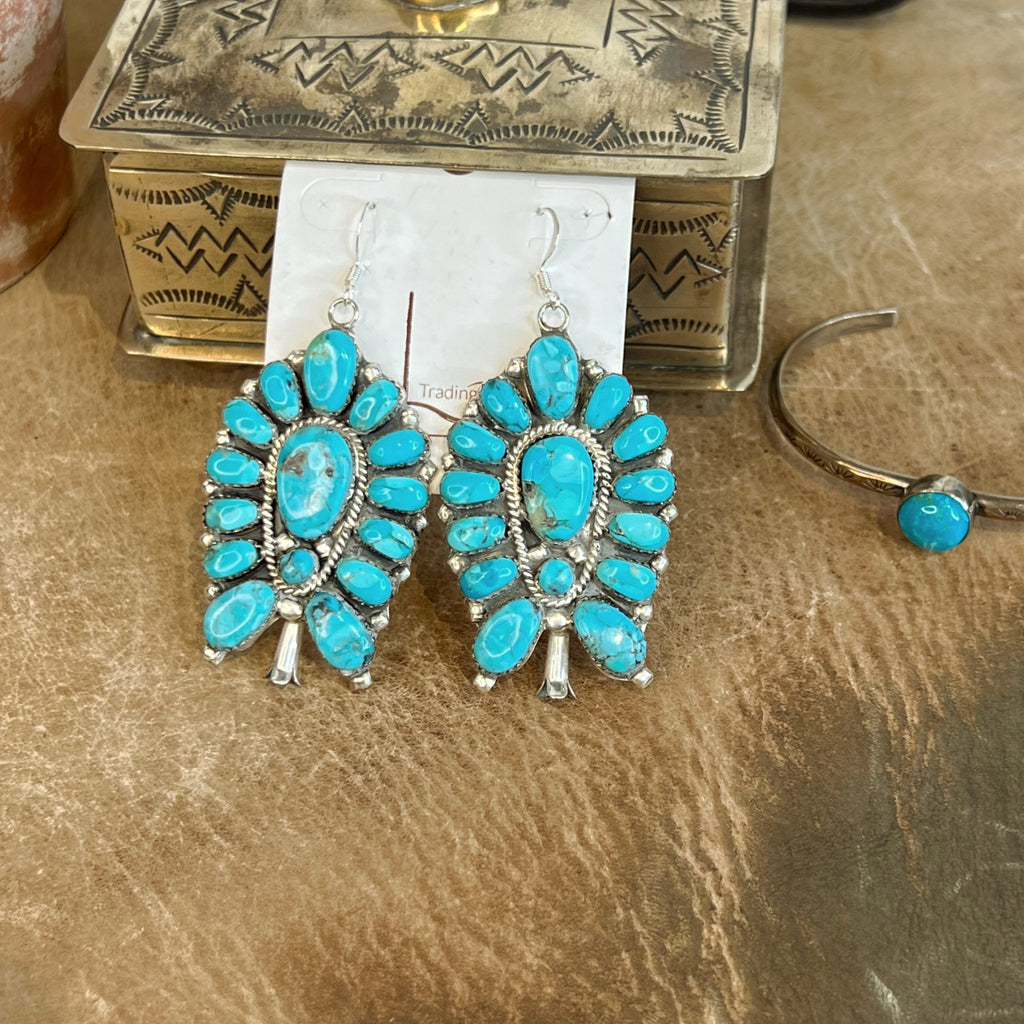 The Azul Turquoise Cluster Earrings