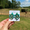 The Carico Turquoise Cluster Earrings