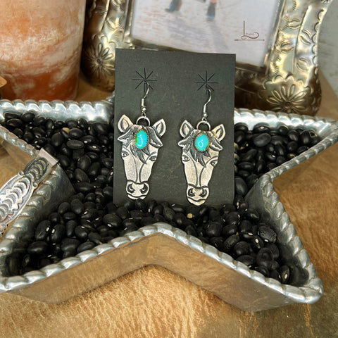 The Caballo Turquoise Earrings