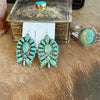 The Verde Turquoise Cluster Earrings