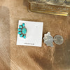 Azul Turquoise Half Cluster Earrings