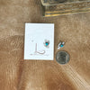 The Sterling & Turquoise Mini Saguaro Earrings