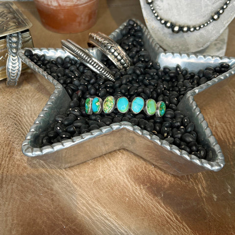 The Sonoran Turquoise Siete Cuff