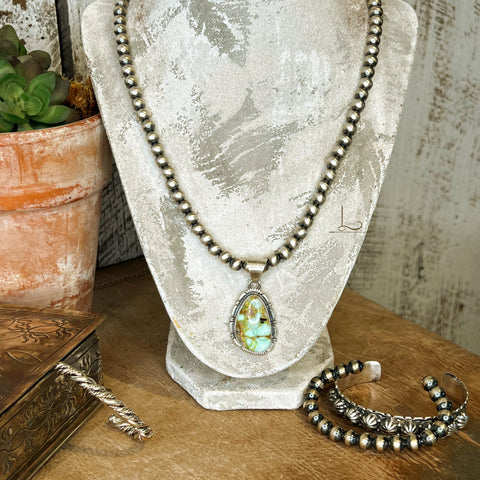 The Sonoran Turquoise Pendant & Necklace Set